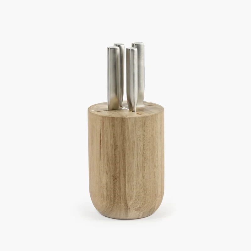Serax Base Knife Set with Block - 4 Pieces