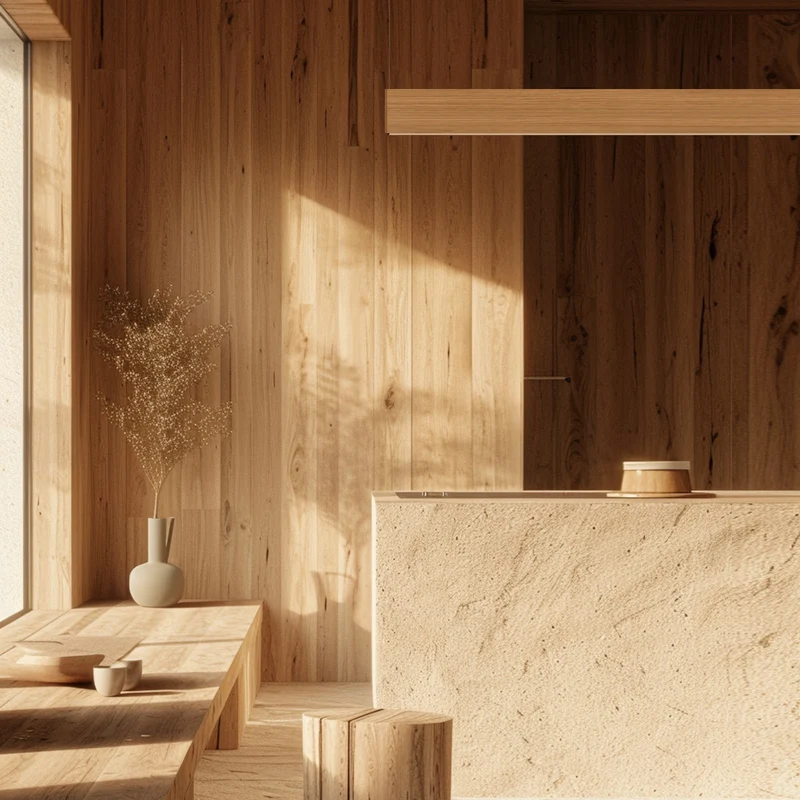 Tunto L 120 - 2280 mm - Oak Pendant