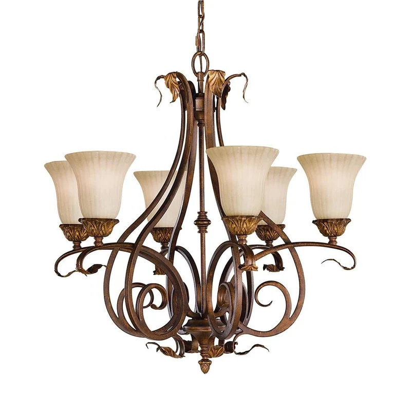 Lustre Bronze Style Campagne