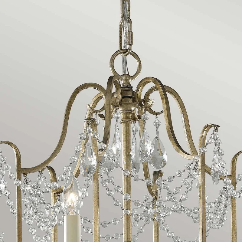 Lustre Italien Argent Doré