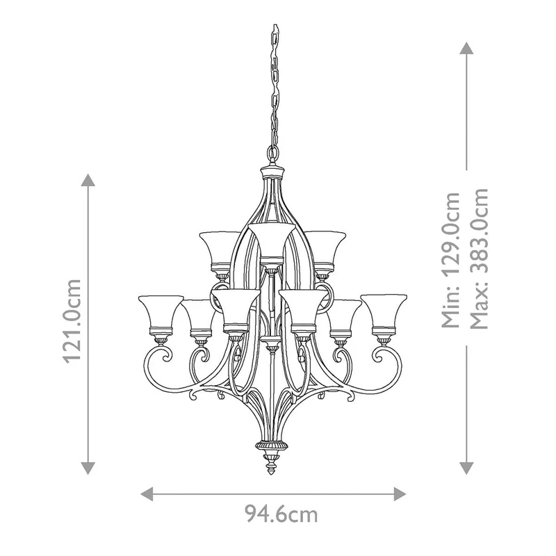 Lustre Fer Marron