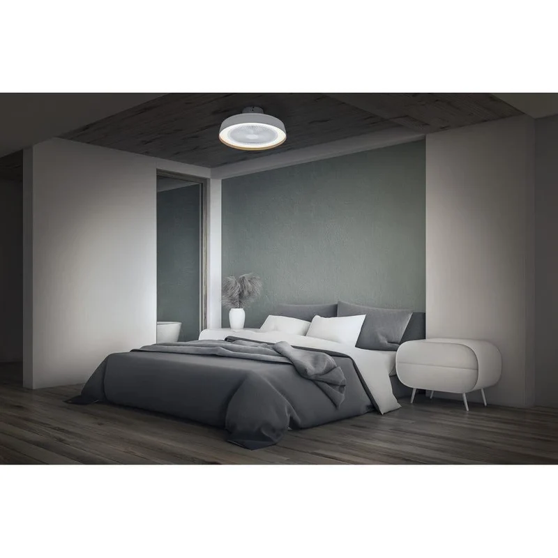 OSRAM Ventilateur de plafond Encapsulate Deckenventilator, 49W, 3000lm, 2700-6500K, Blanc