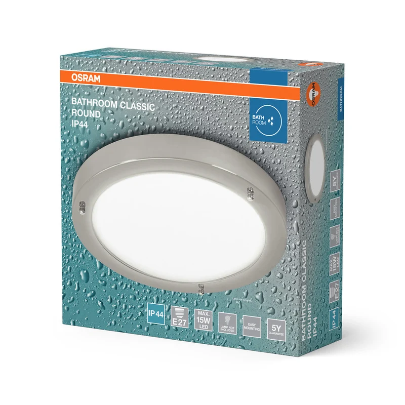 OSRAM CLASSIC ROUND Plafonnier de salle de bain 280mm, E27
