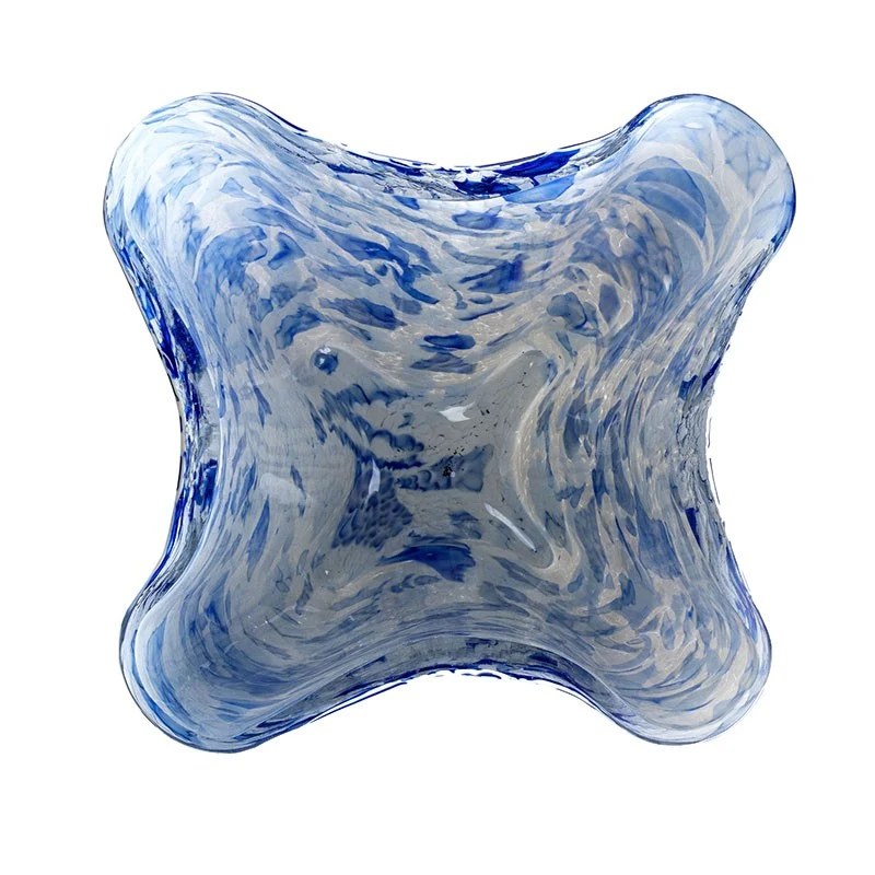 Stories of Italy Blue Diamond Bucket Vase