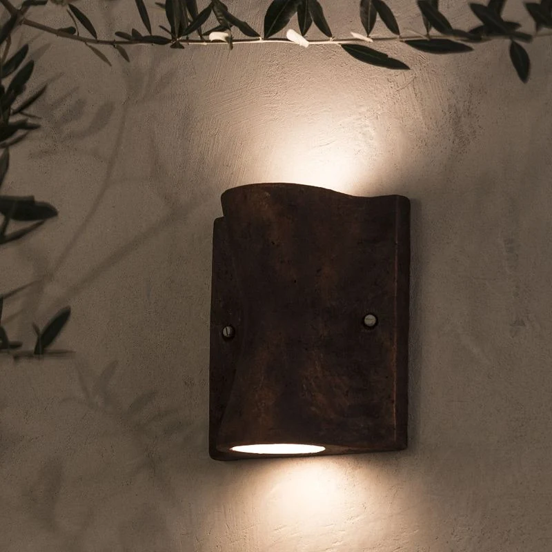 Toscot Lido 1072 Bulb Wall Lamp (Corten CT / GU10) - Second Chance