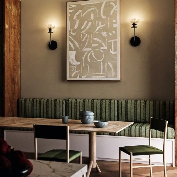 Applique Murale Glamour Noire