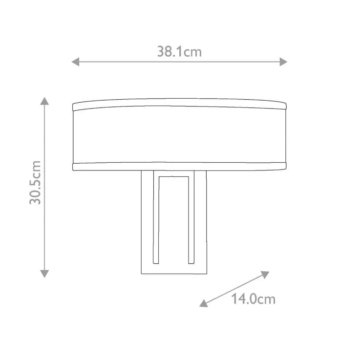 Lampe Murale Dorée Abat Jour Blanc