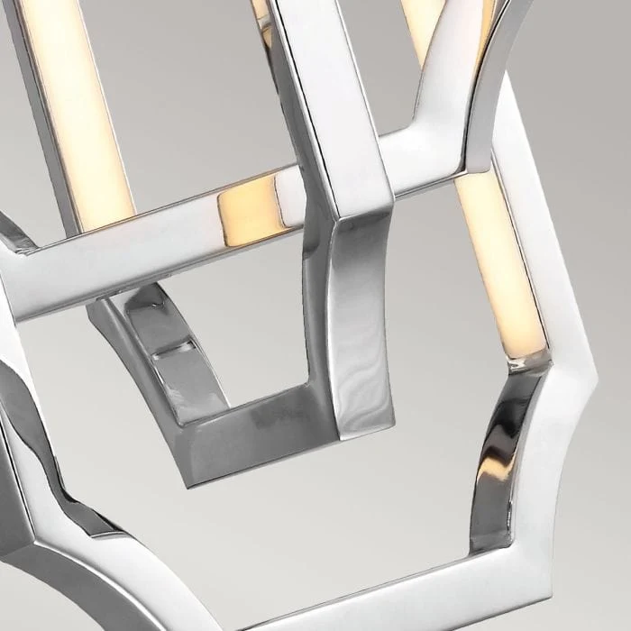 Luminaire Suspension Argentée LED