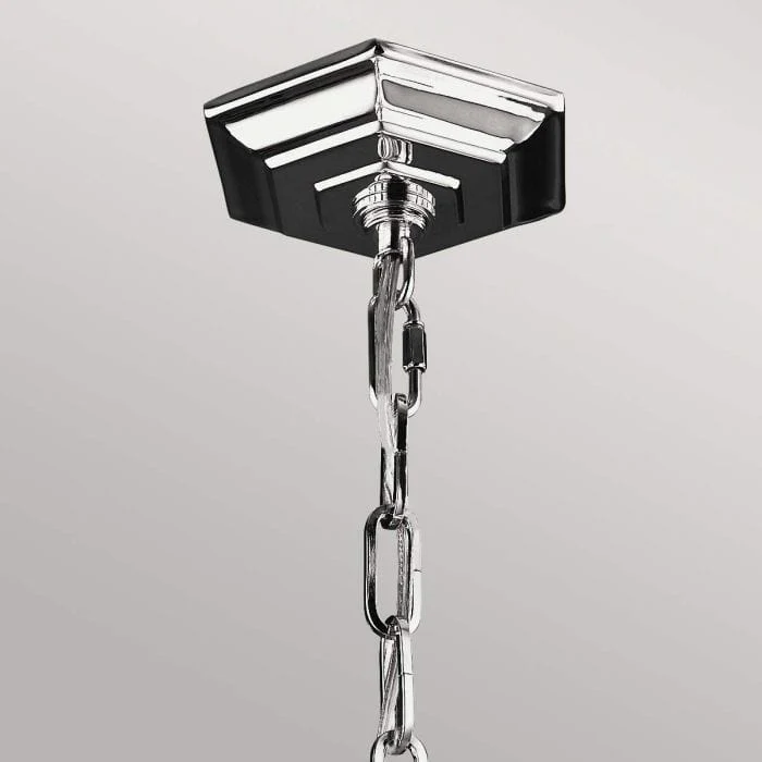 Lustre Salon Boule Argente