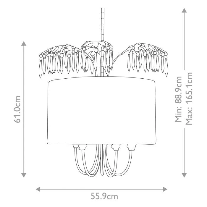 Lustre Chic Années 80