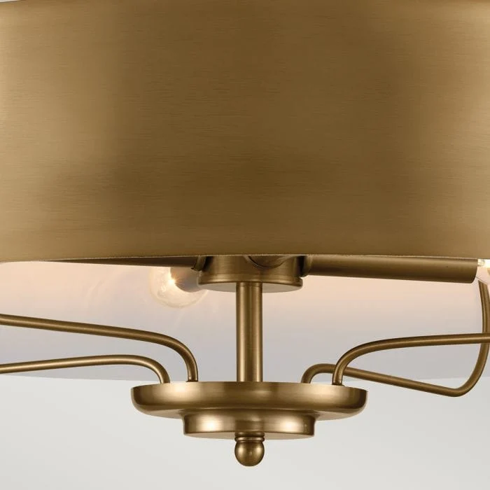 Lustre Suspension Retro Chic Doré