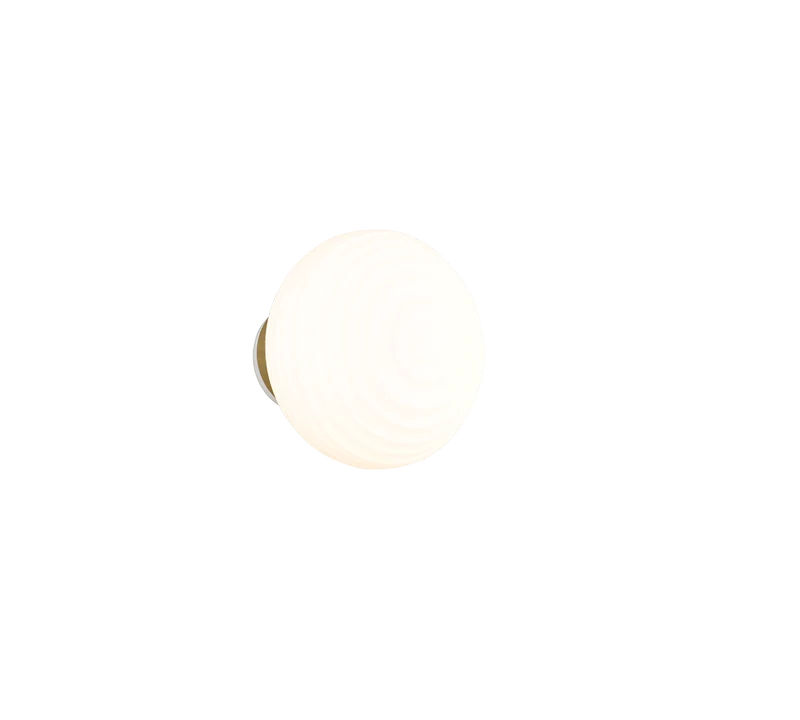 Lampe décorative murale bouton verre