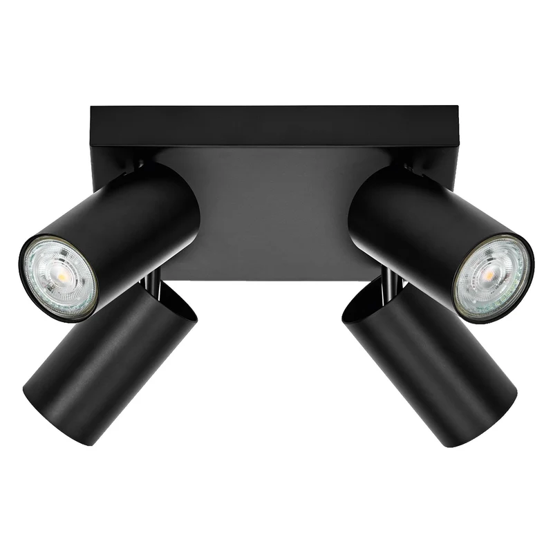 LEDVANCE LED SPOT OCTAGON PL Plafonnier 4 x 3,4W, GU10, 920lm, noir