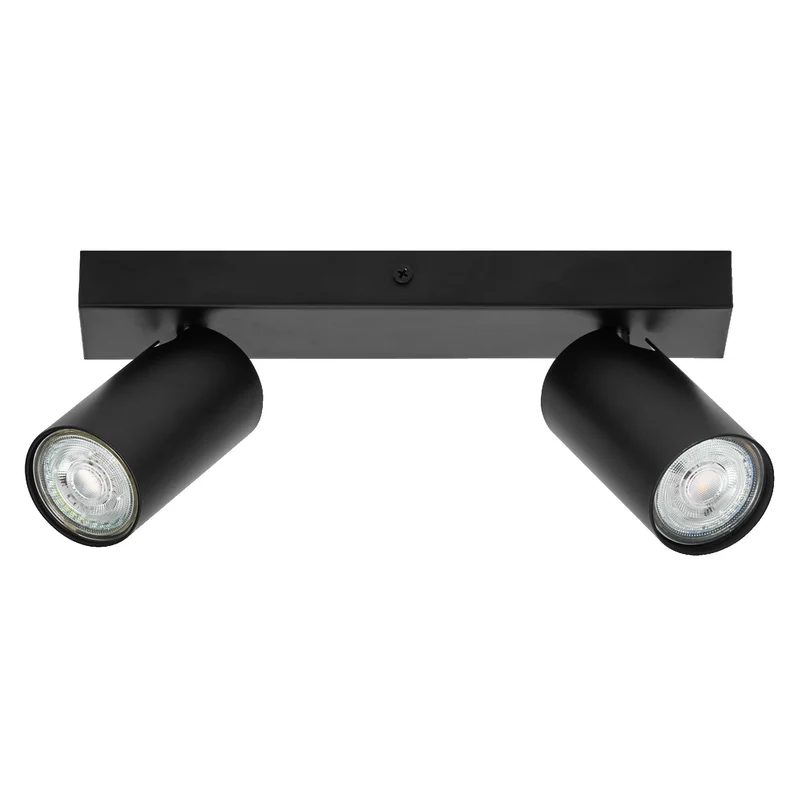 LEDVANCE LED SPOT OCTAGON Plafonnier 2 x 3,4W, GU10, 460lm, noir