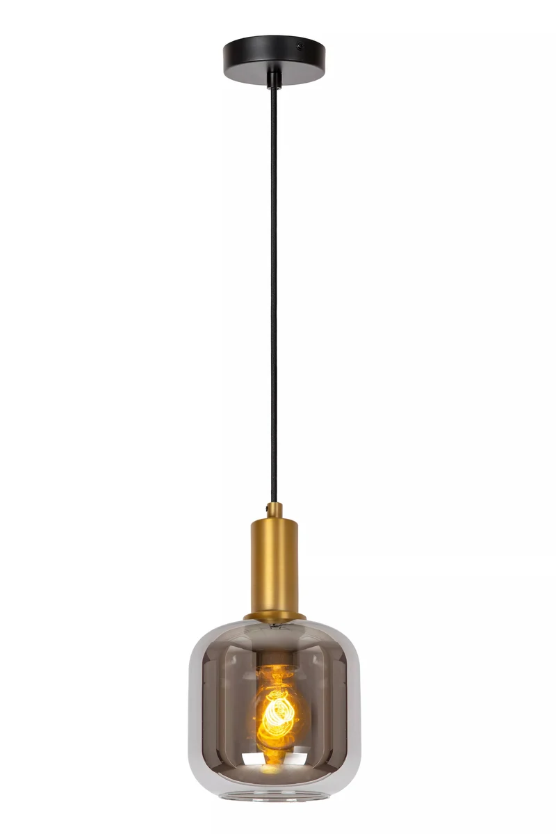 Luminaire suspension en verre noir Cuisine