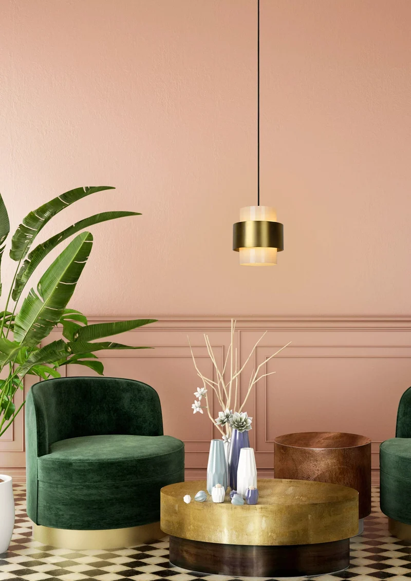 Suspension pour salon retro