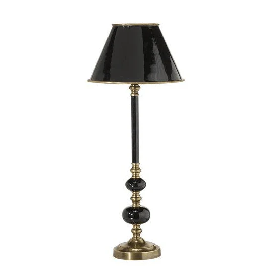 Lampe or et noir Salon