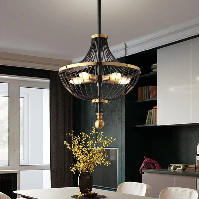 Lustre Fer Noir