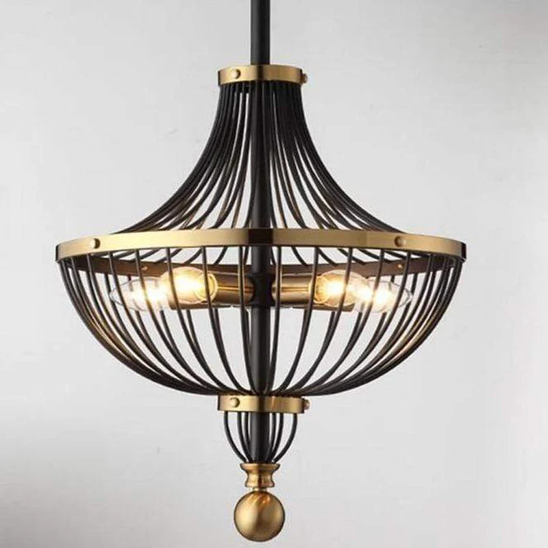 Lustre Fer Noir