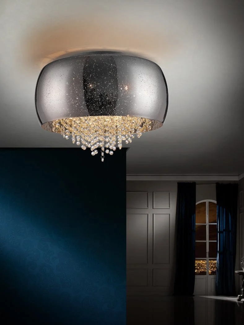 Plafonnier Verre et Cristal