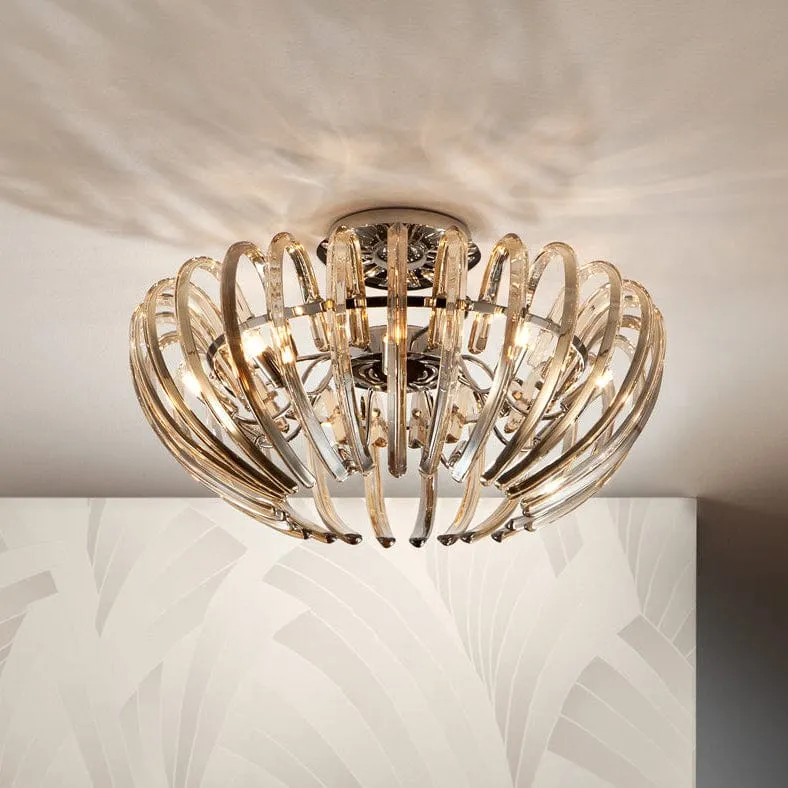 Plafonnier Coloris Champagne Design