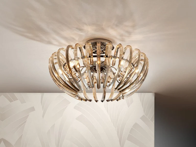 Plafonnier Coloris Champagne Design