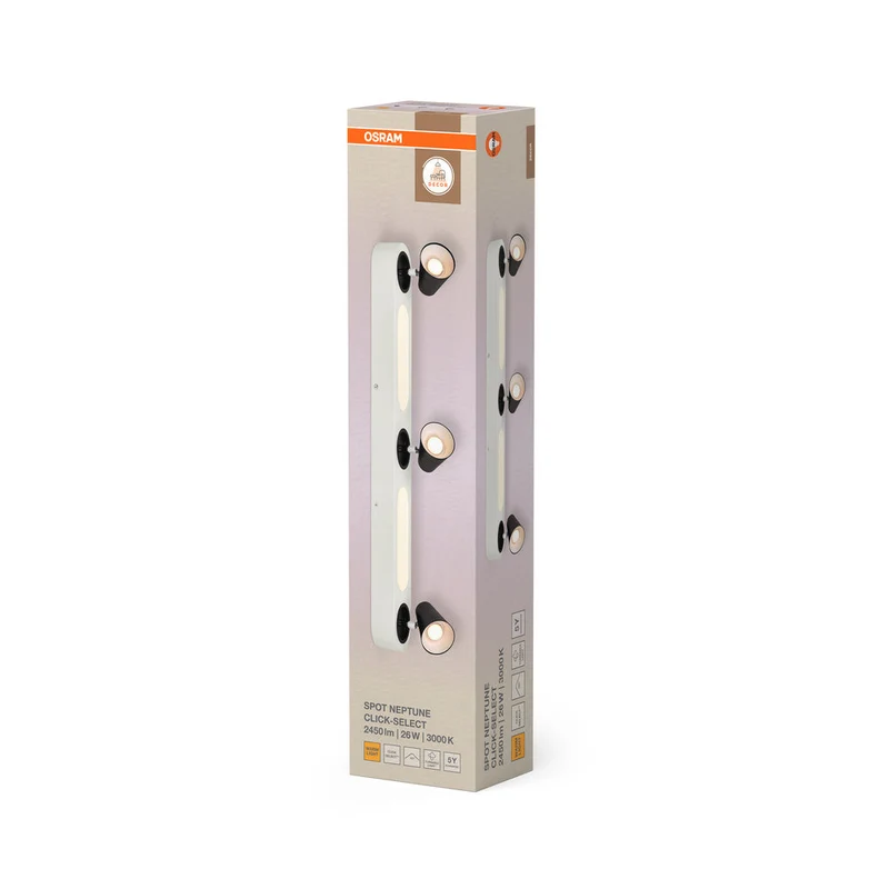 OSRAM DECOR SPOT NEPTUNE Plafonnier, 26W, 1.180lm, blanc