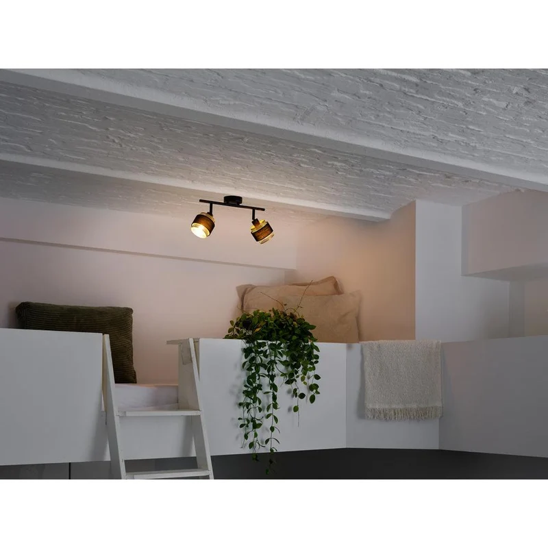 OSRAM DECOR Spot Hornet plafonnier 2X2.8W, E14, 250lm, 2700K, noir