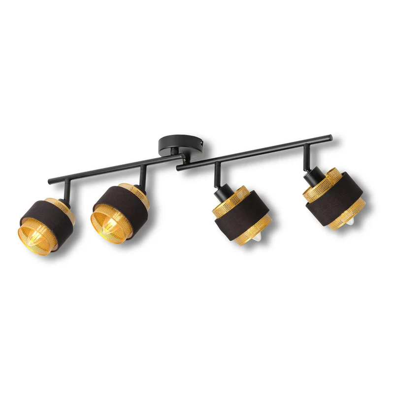 OSRAM DECOR Spot Hornet plafonnier 4X2.8W, E14, 250lm, 2700K, noir