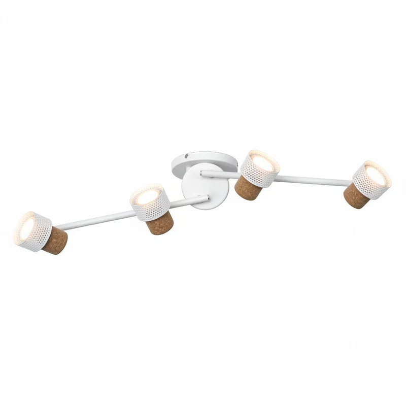 OSRAM DECOR SPOT CORK Plafonnier, 4 x 3,4W, 920lm, blanc