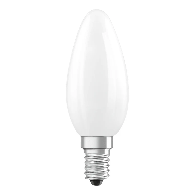 OSRAM Rétrofit Classic B LED Lampe forme bougie mate (ex 25W) 2,5W / 2700K Blanc chaud E14
