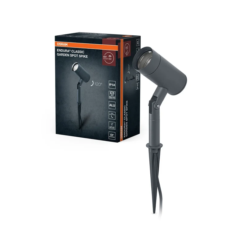 OSRAM ENDURA Garden lampe piquet extérieure, noire, GU10