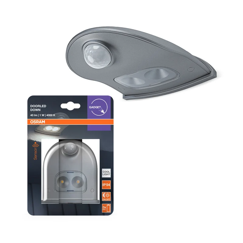 OSRAM Applique extérieure LED à piles IP54 avec capteur