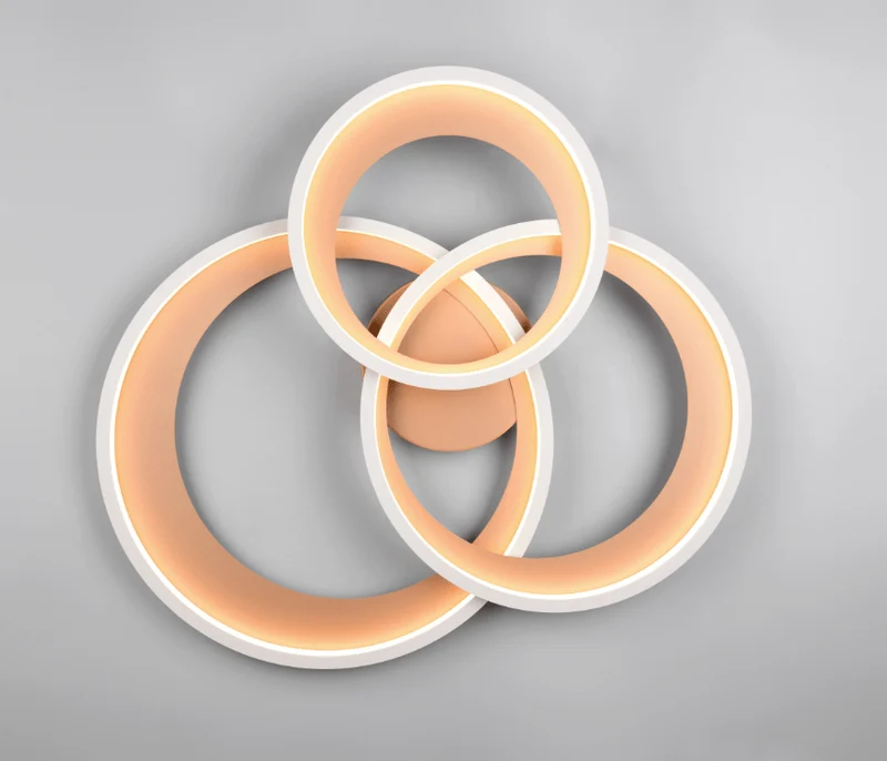 Plafonnier LED cercle pour salon