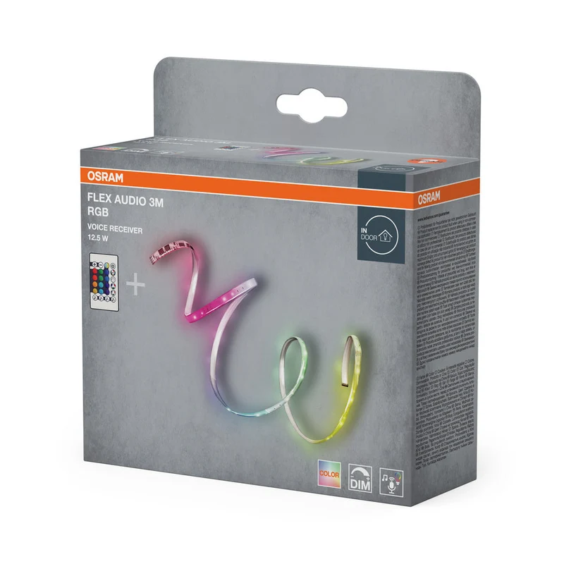 OSRAM FLEX AUDIO 3M bande LED VR RC, blanc, 10W, 120lm