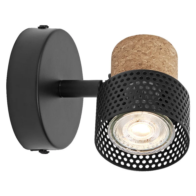 OSRAM DECOR SPOT CORK Plafonnier, 1 x 3,4W, 230lm, noir