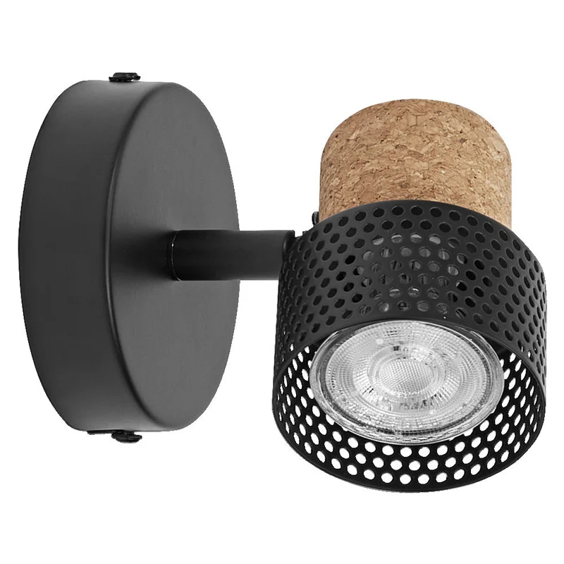 OSRAM DECOR SPOT CORK Plafonnier, 1 x 3,4W, 230lm, noir