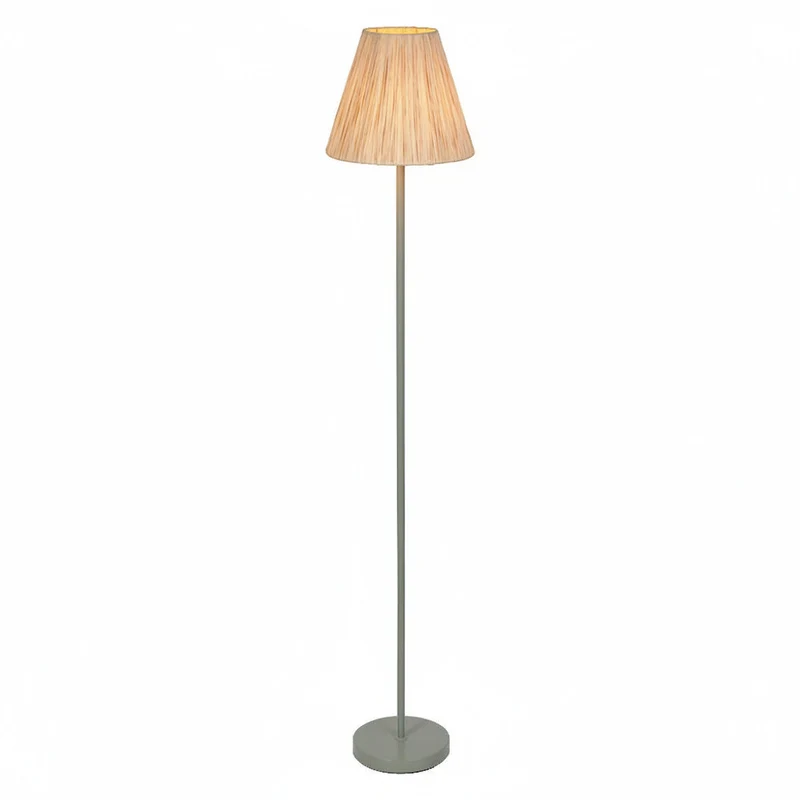 OSRAM DECOR lampe sur pied Decor raphia vert-brun, E27, 300 mm