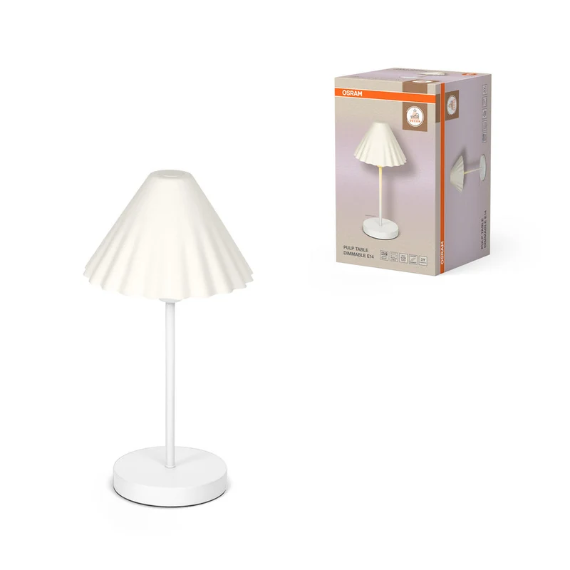 OSRAM DECOR Lampe de table Decor Pulp blanc, E14, dimmable
