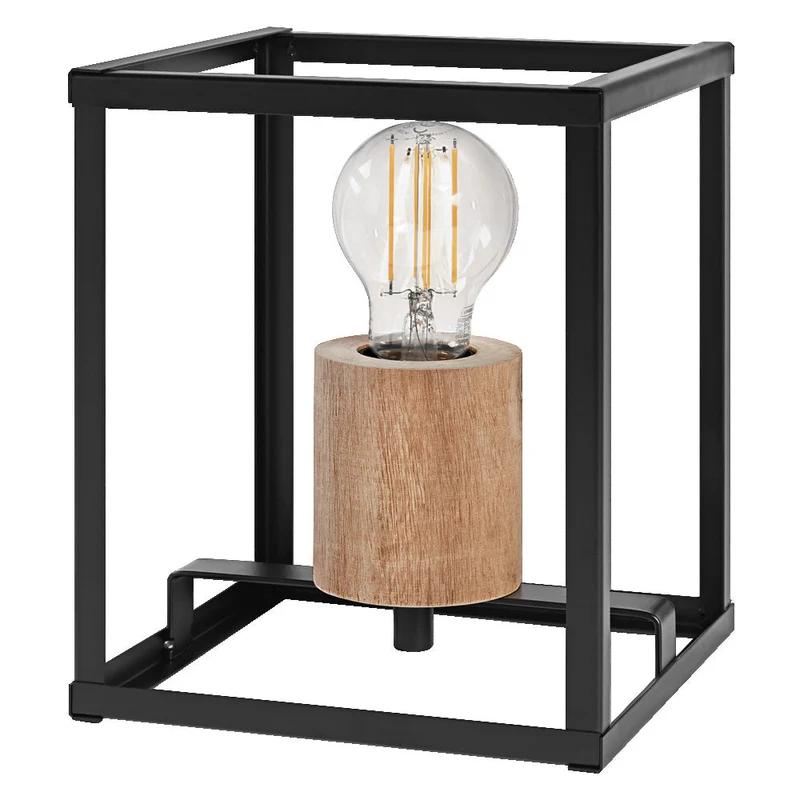 OSRAM DECOR Nairobi lampe de table, noir, douille E27