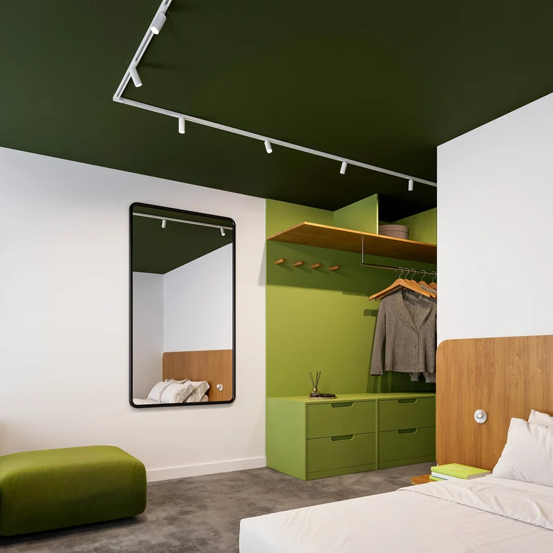Wever & Ducré Leca Snooze Semi-Recessed Wall Lamp
