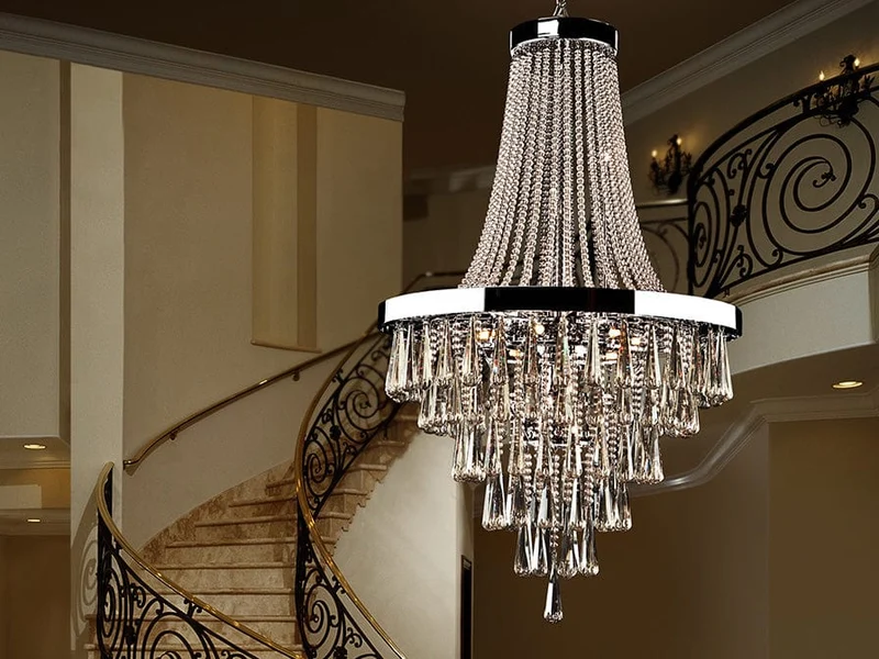 Lustre Palais Argent