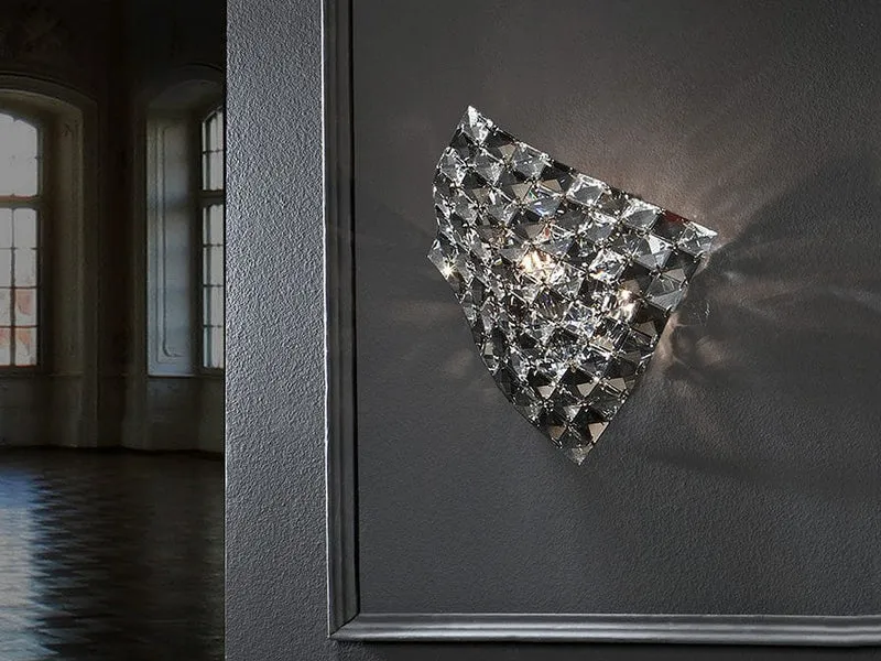 Luminaire Mural en Verre Cristal