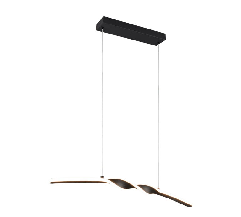 Suspension Noire Arc Pour Table