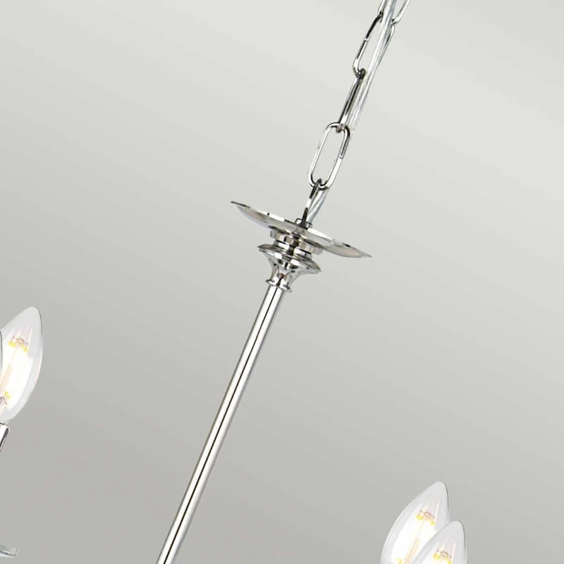 Lustre Chandelier Argent