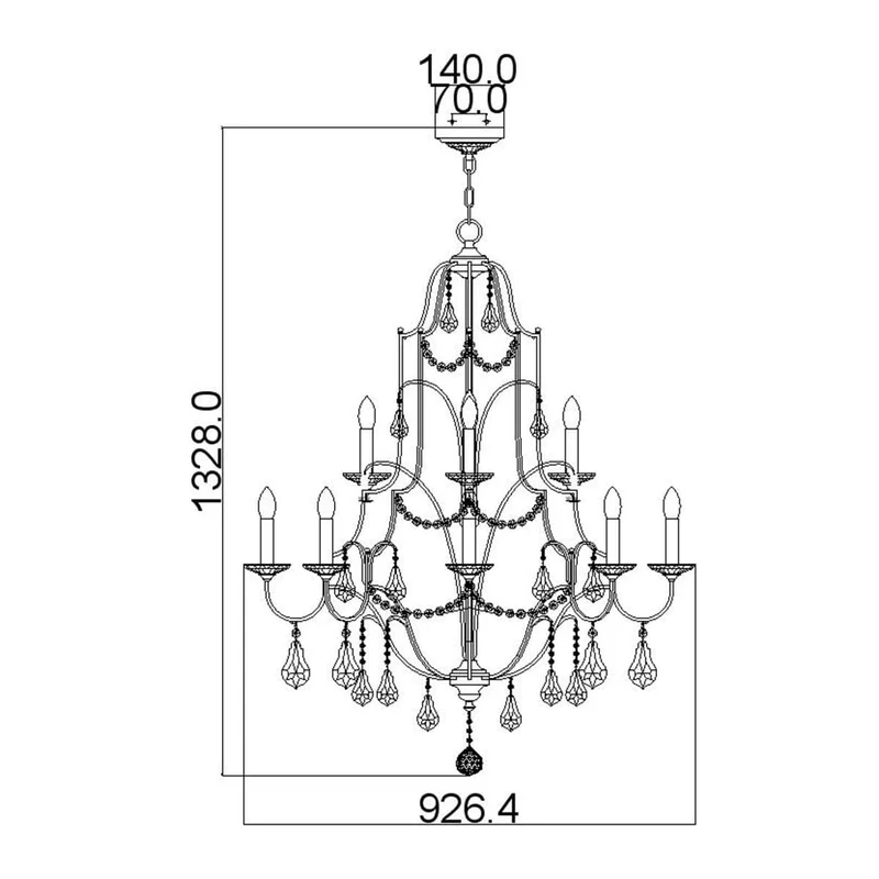 Lustre Classique Haut