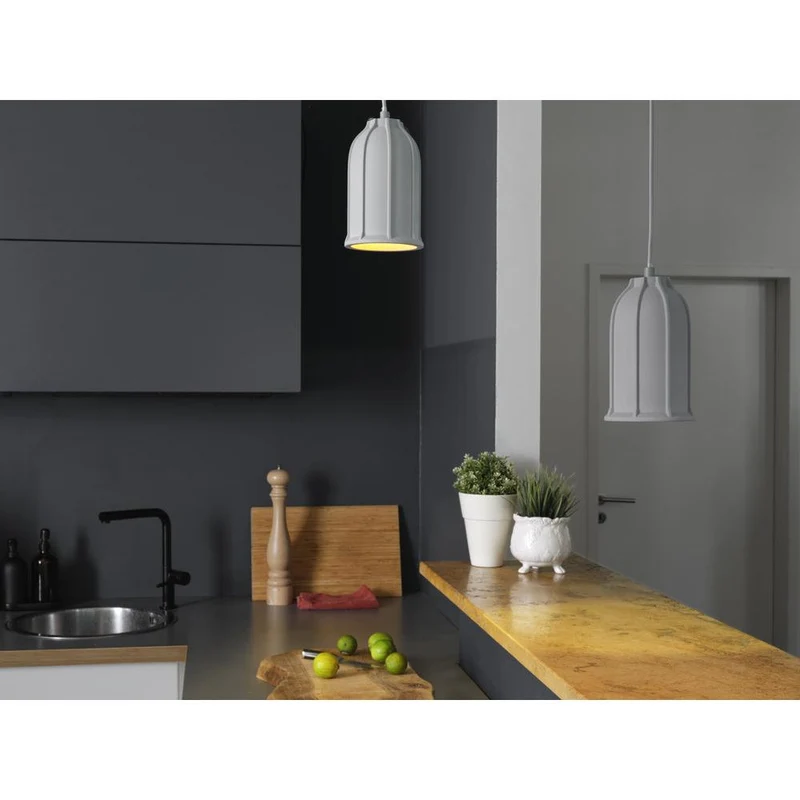 OSRAM DECOR Suspension en béton Sim Beton, E27, 115 mm