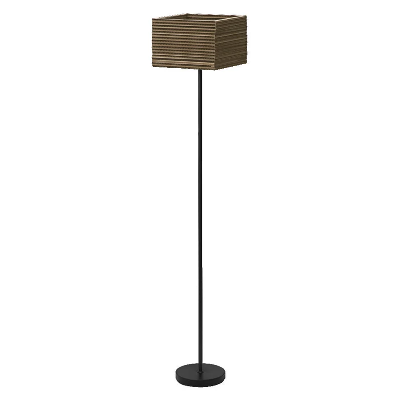OSRAM DECOR lampe sur pied Decor Carton Carré marron, E27