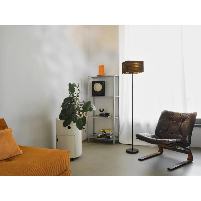 OSRAM DECOR lampe sur pied Decor Carton Carré marron, E27