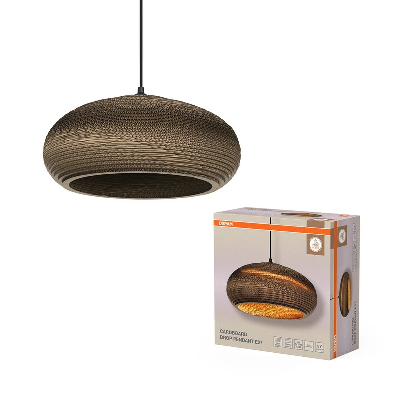 OSRAM DECOR Suspension Décor Carton Goutte marron, E27
